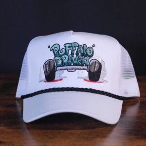 EXCLUSIVE WHITE PUFFALO DRIVEN TRUCKER