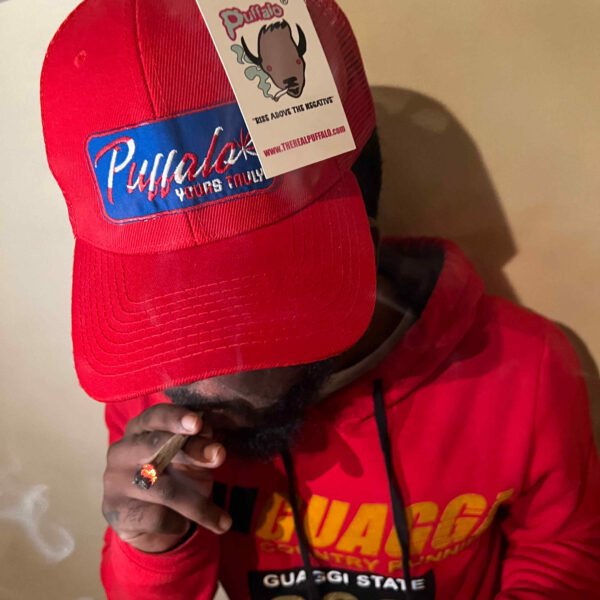 RED PUFFALO TRUCKER