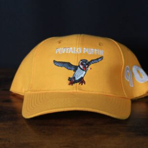MUSTARD PUFFALO PUFFIN BASEBALL CAP